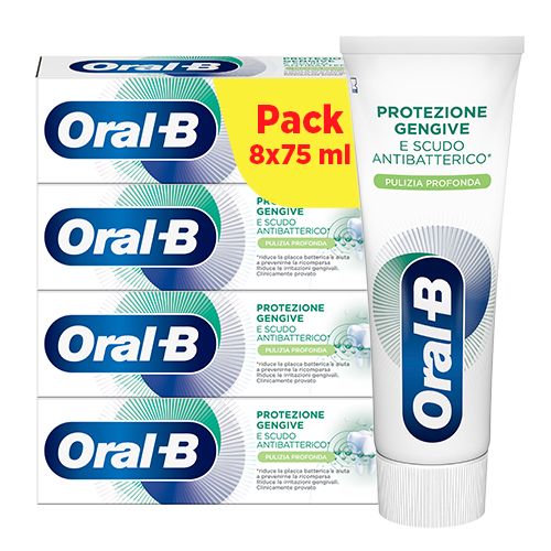 Oral-B Dentifricio Protezione Gengive 75 Ml X8 | Oral B Store