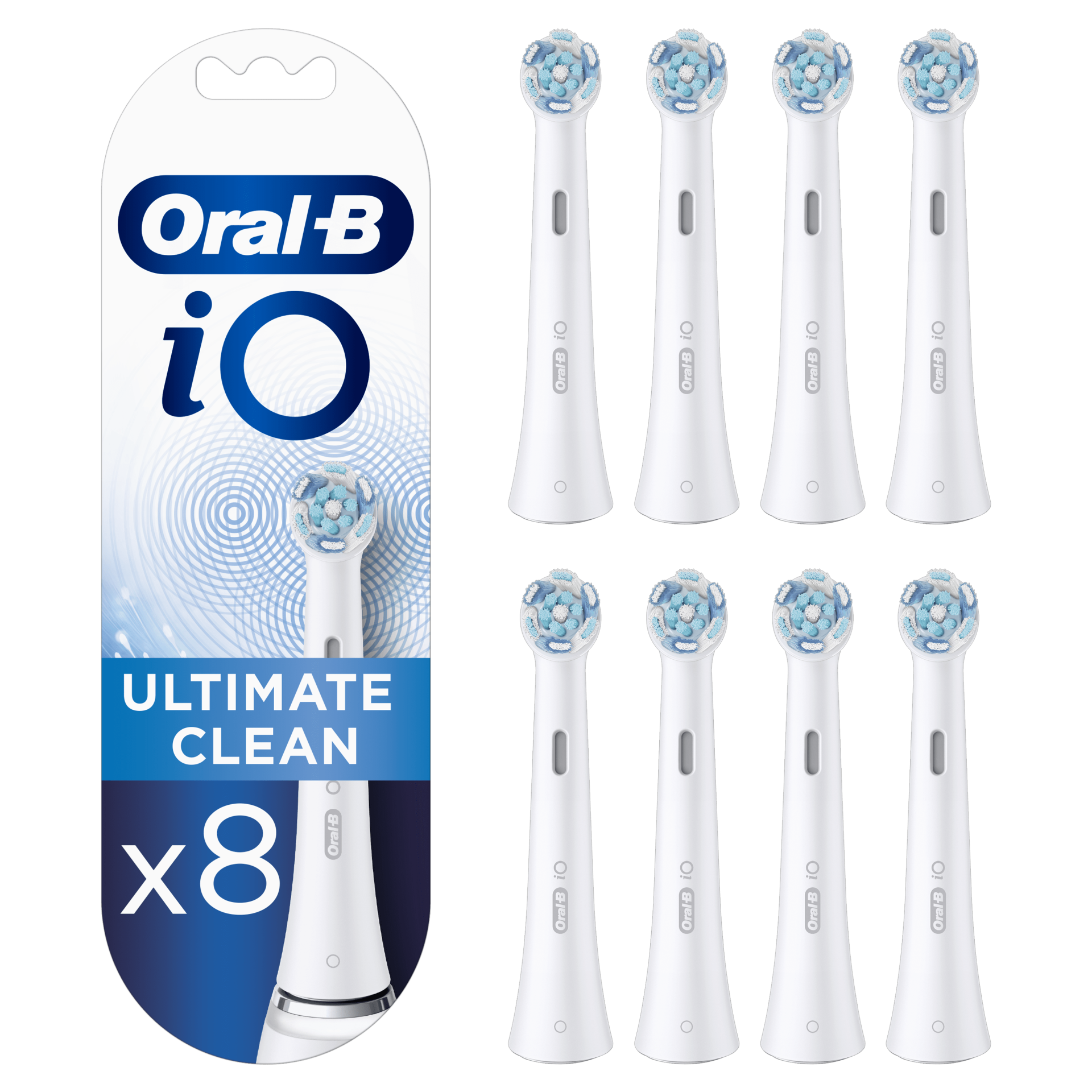 Oral-B iO Testine Di Ricambio Ultimate bianche X8