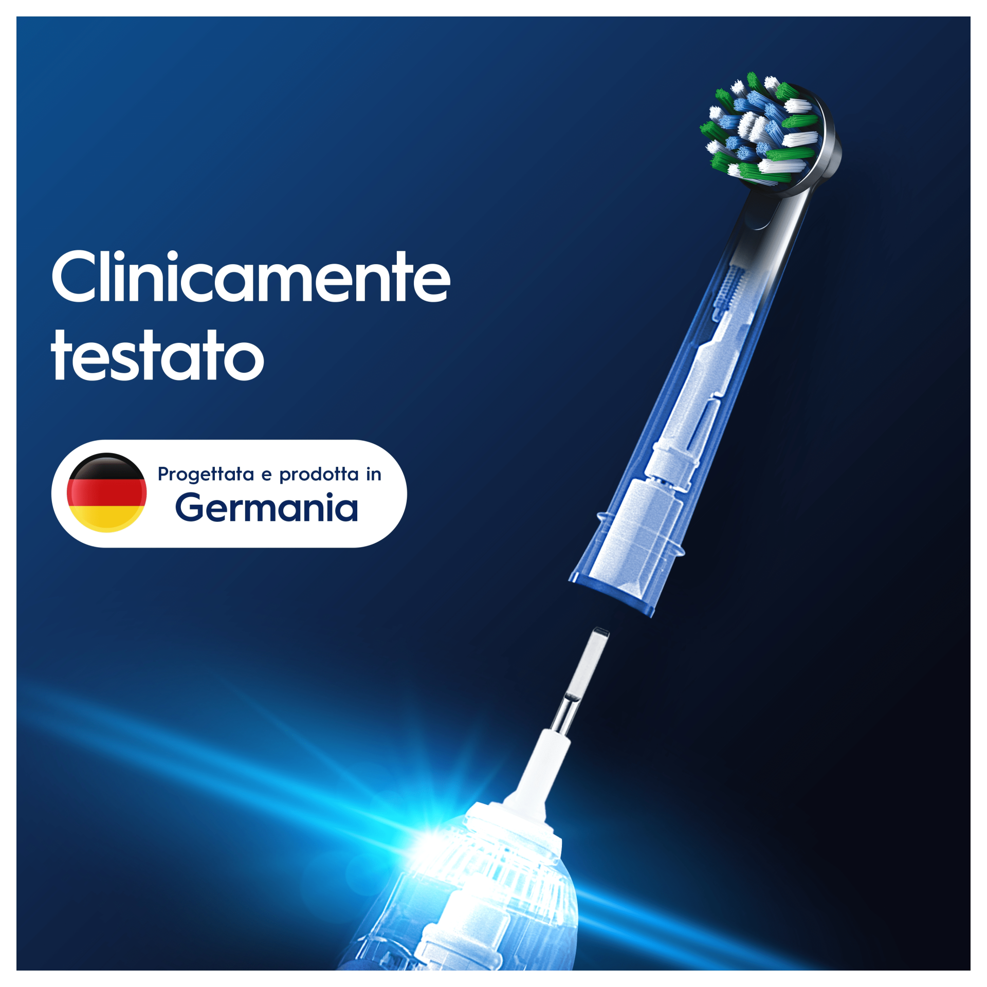 Oral-B Testine Di Ricambio Pro Cross Action Nero. 12 Testine. Adatto Per  Buca Delle Lettere