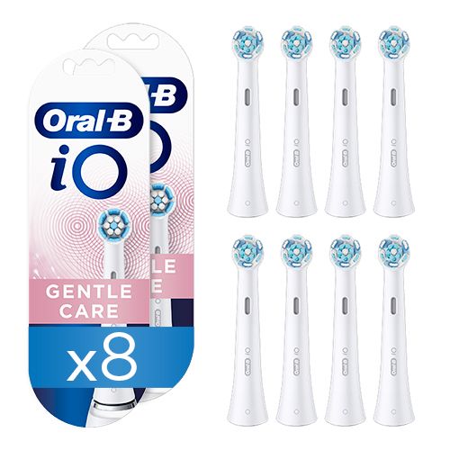 Oral-B IO Testine Gentle Care, Confezione Da 8 Pz | Oral B Store