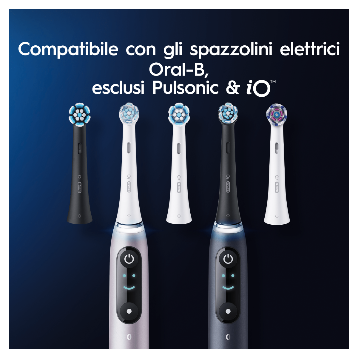 Oral-B IO Testine Di Ricambio Ultimate Clean Colore Bianco 2 - Foto 3