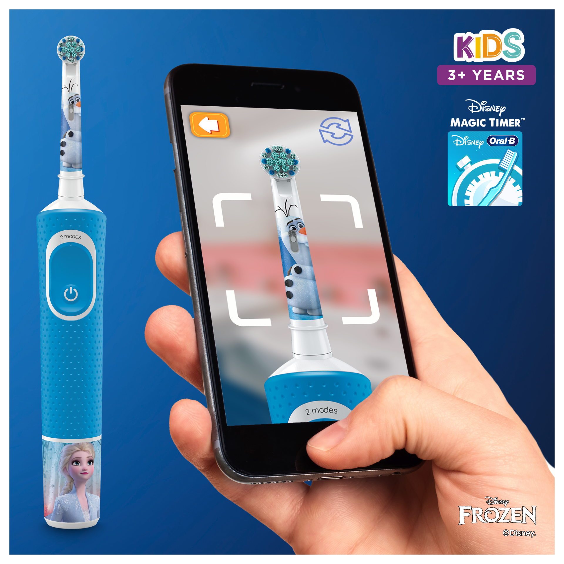 Oral-B Testina Di Ricambio per Spazzolino Kids Frozen. Confezione Da 10  Pezzi