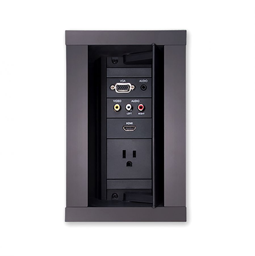 HPX 600BL AMX Bo te De Branchement 6 Modules Noir Solotech