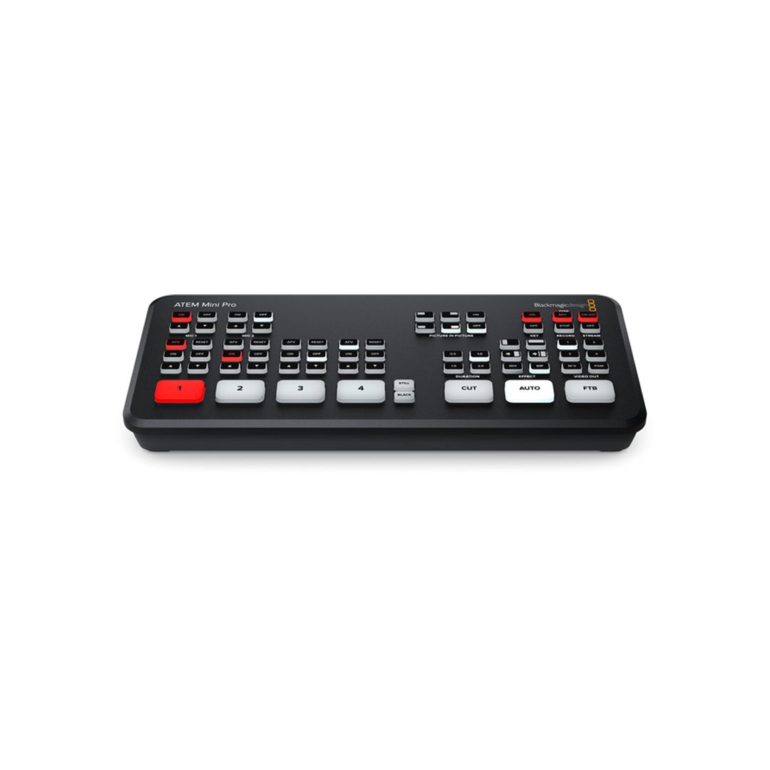 ATEM Mini Pro, BLACKMAGIC DESIGN - HD 4-In 1-Out Switcher | Solotech