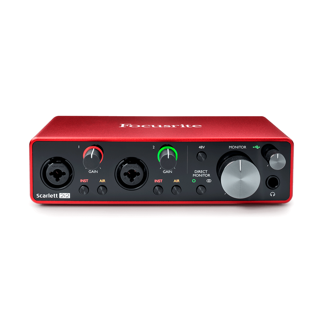 Scarlett 2i2, FOCUSRITE - USB Audio Interface 2-In 2-Out | Solotech