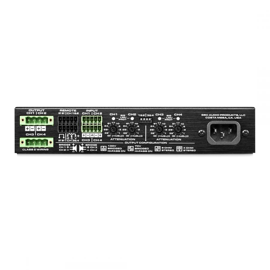 SPA460, QSC Amplificateur de puissance EnergyStar Solotech
