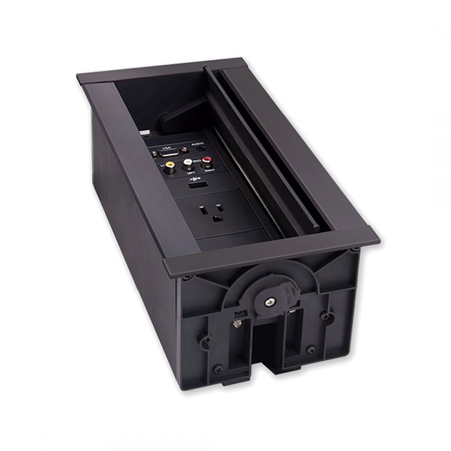 HPX 600BL AMX Bo te De Branchement 6 Modules Noir Solotech