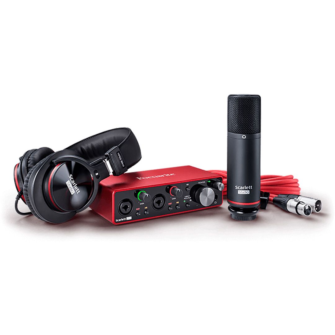 SCARLETT 2I2 STUDIO, FOCUSRITE - 2-in, 2-out USB audio interface