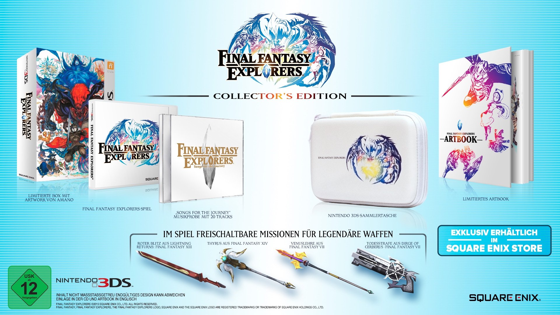 Final Fantasy Explorers Collectors Edition [Nintendo 3DS] | Square Enix