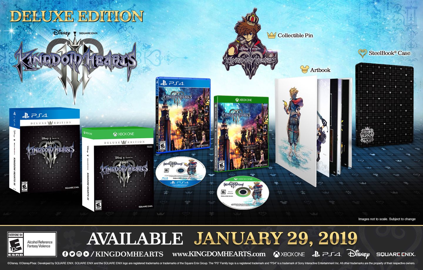 kingdom hearts iii deluxe