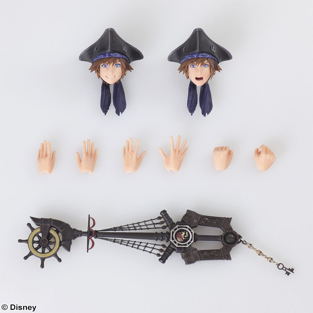15cm Kingdom Hearts III Bring Arts Figurine Sora Pirates 