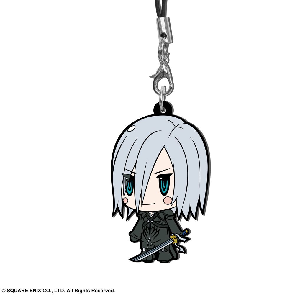 Final Fantasy VII Cloud Advent Children Ver Trading Rubber Phone Strap Extended 