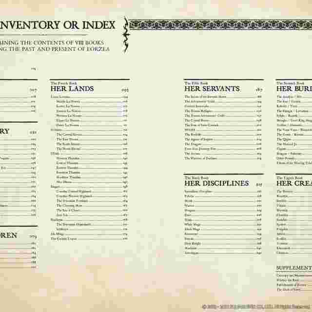 Capture d'écran du jeu Encyclopaedia Eorzea ~The World of Final Fantasy XIV