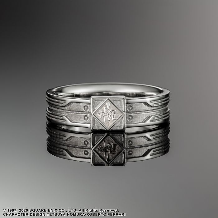 Hoogte aanwijzing Hen FINAL FANTASY VII Silver Ring - SHINRA MATERIA TYPE B (Citrine + Ruby) |  Square Enix Store