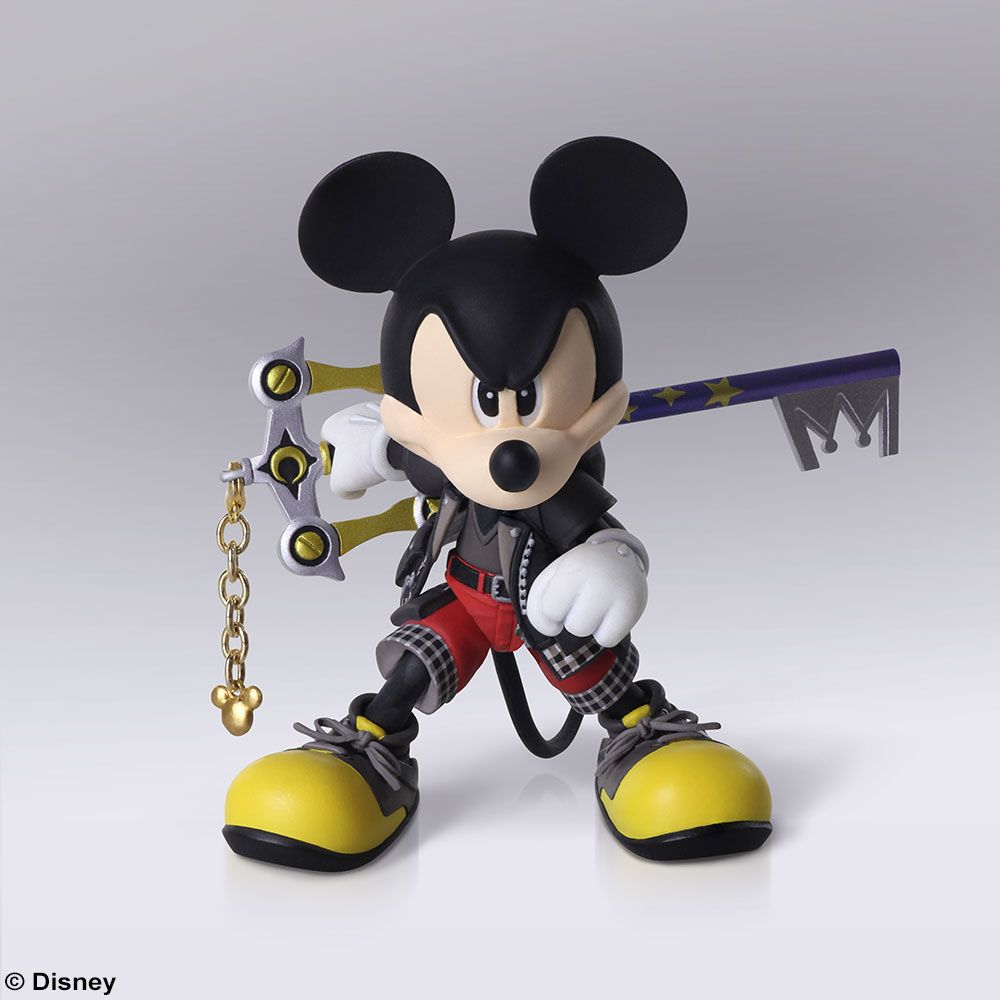 authentic Kingdom Hearts III King Mickey Bring Art action figure Square Enix 