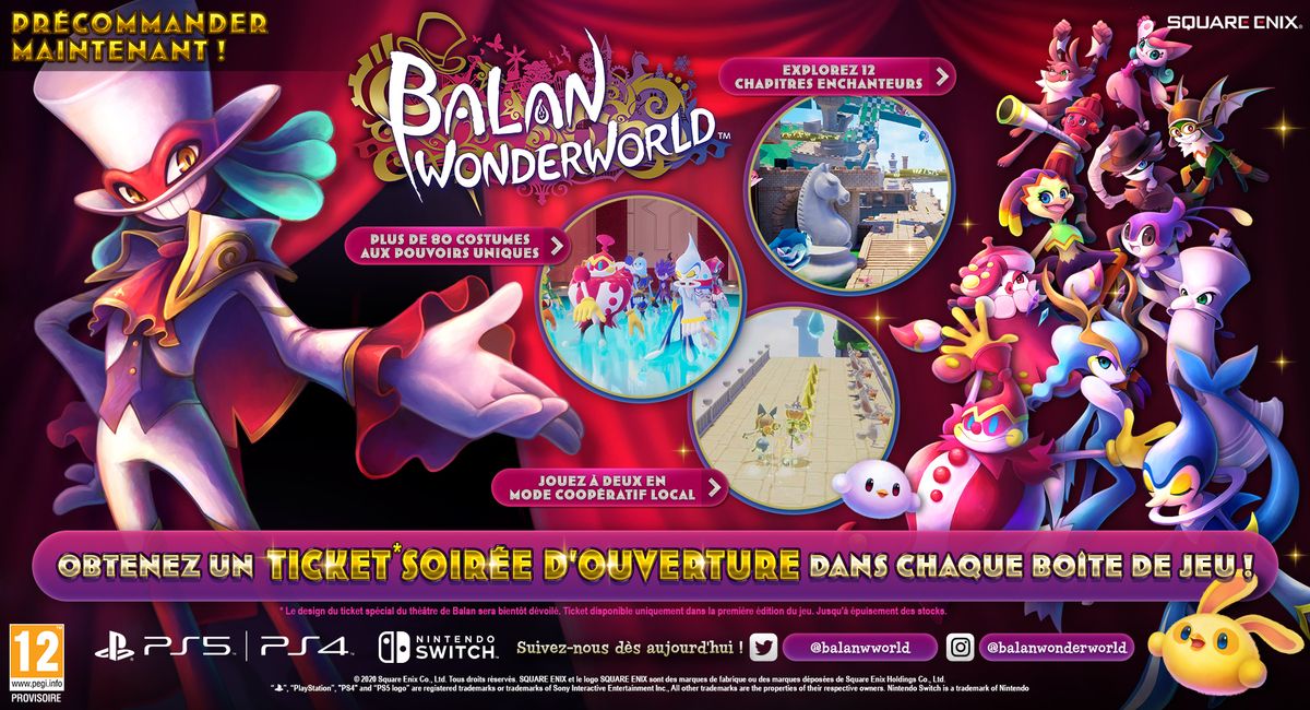 Balan wonderworld switch Clearance