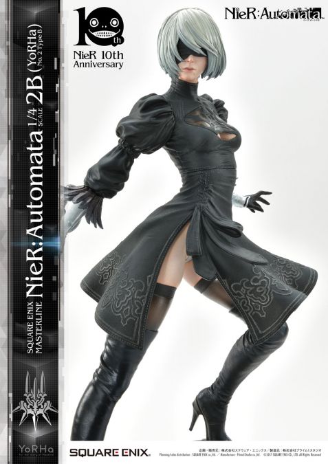 SQUARE ENIX MASTERLINE NIER:AUTOMATA 1/4 SCALE STATUE - 2B (YORHA NO. 2 ...