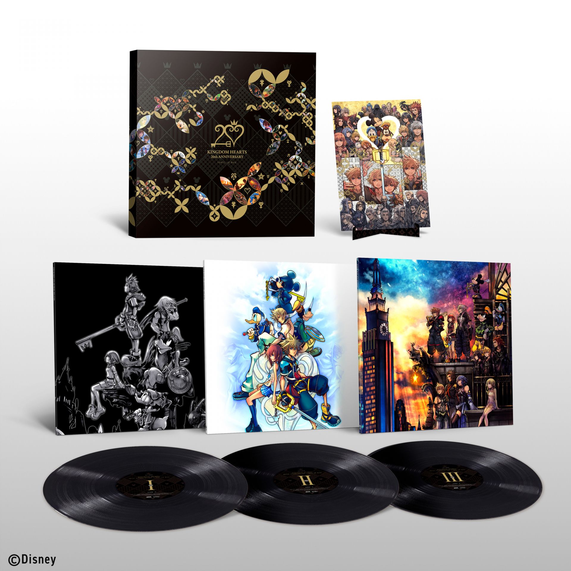kalkoen De kamer schoonmaken Wapenstilstand KINGDOM HEARTS 20TH ANNIVERSARY VINYL LP BOX | Square Enix Store