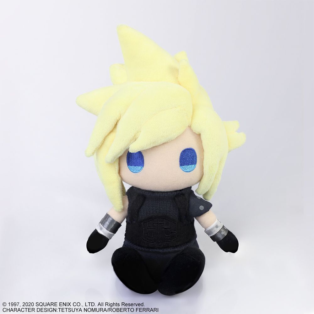 Final Fantasy VII Remake Cloud & Sephiroth Mini Plush Figure Doll Smash Bros FF7