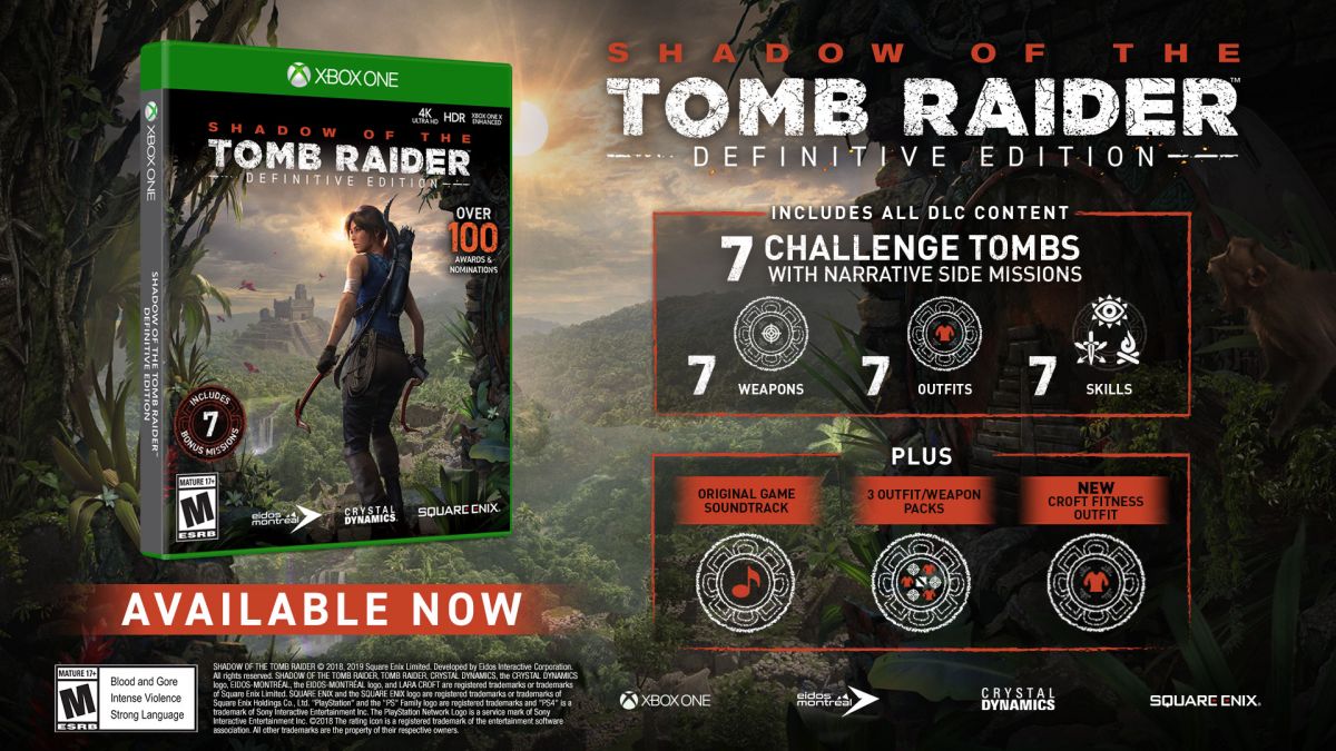 shadow of the tomb raider definitive edition release date