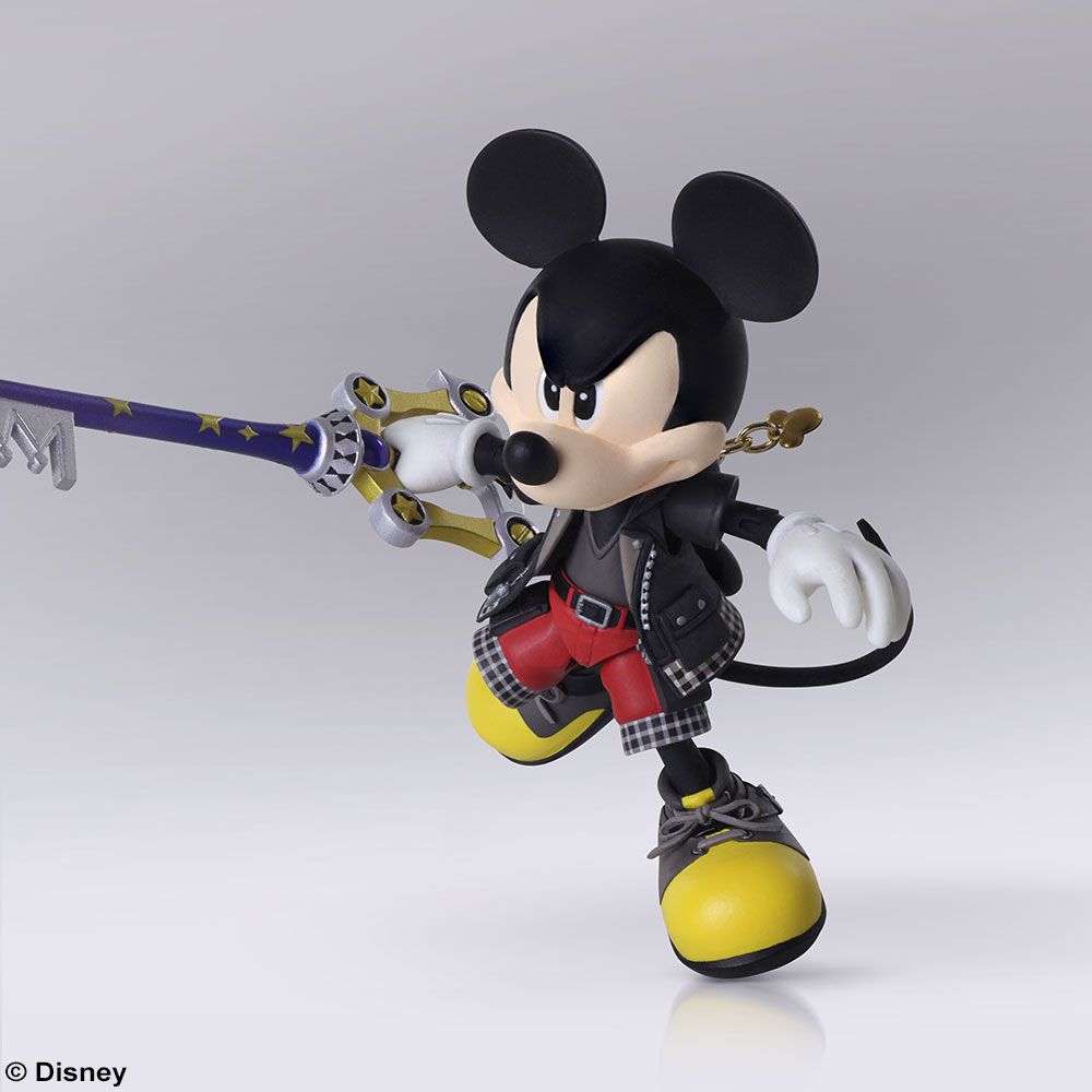 Kingdom Hearts III apporter Arts King Mickey Mouse Action Figures 