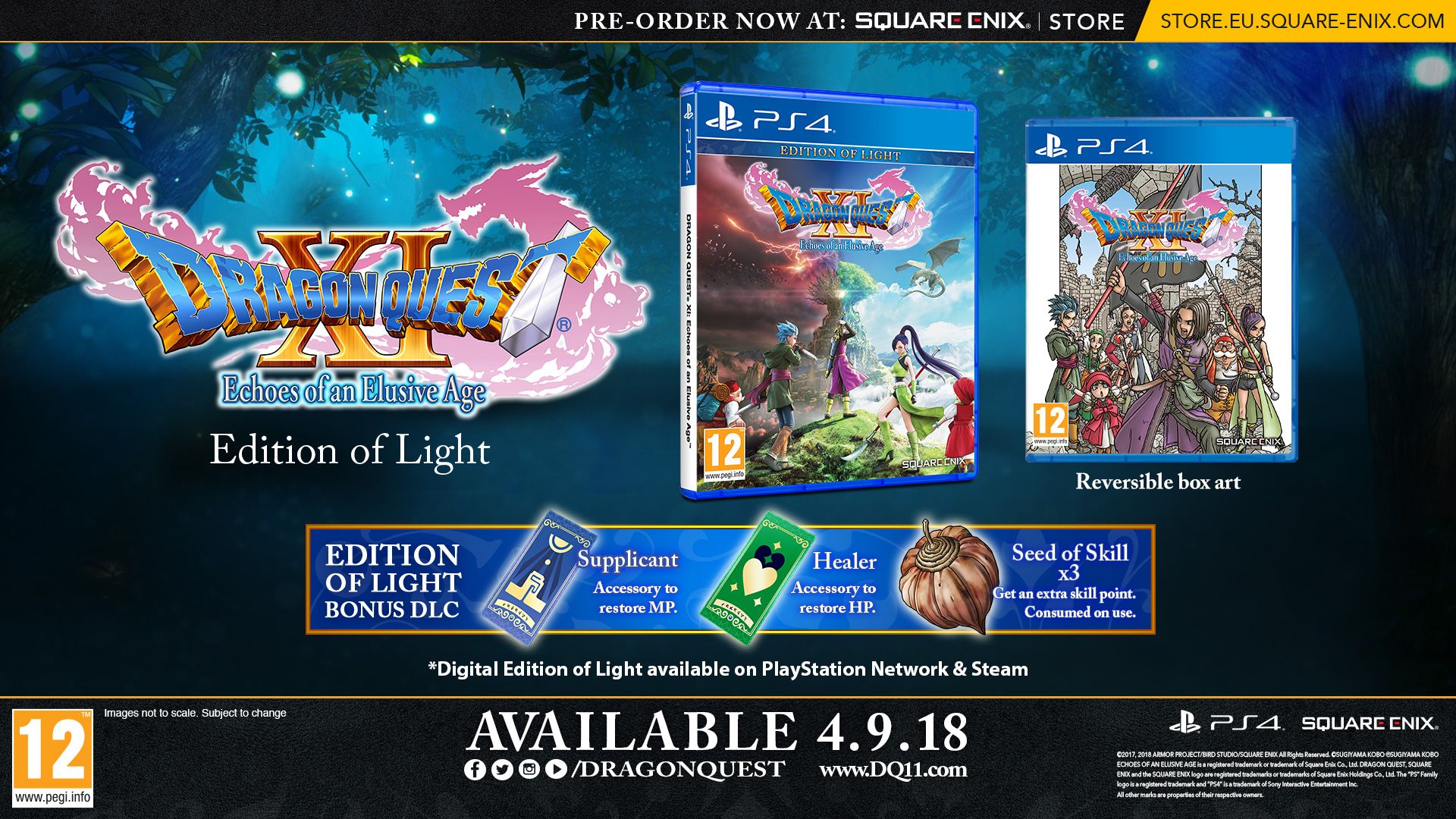Dragon Quest® Xi Echoes Of An Elusive Age™ Edition Of Light Ps4 Square Enix Store