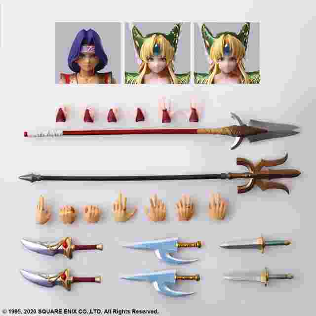 Screenshot for the game Trials of Mana BRING ARTS™ Action Figure HAWKEYE & RIESZ