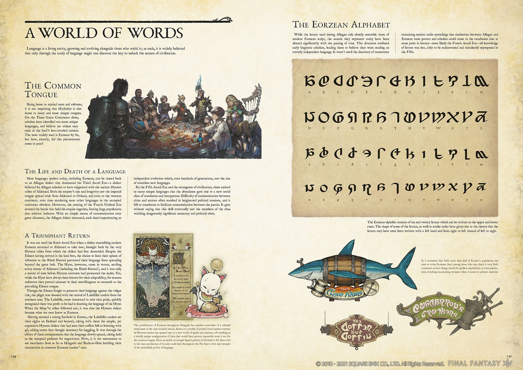 Encyclopedia Eorzea The World of FINAL FANTASY XIV Book English Version 