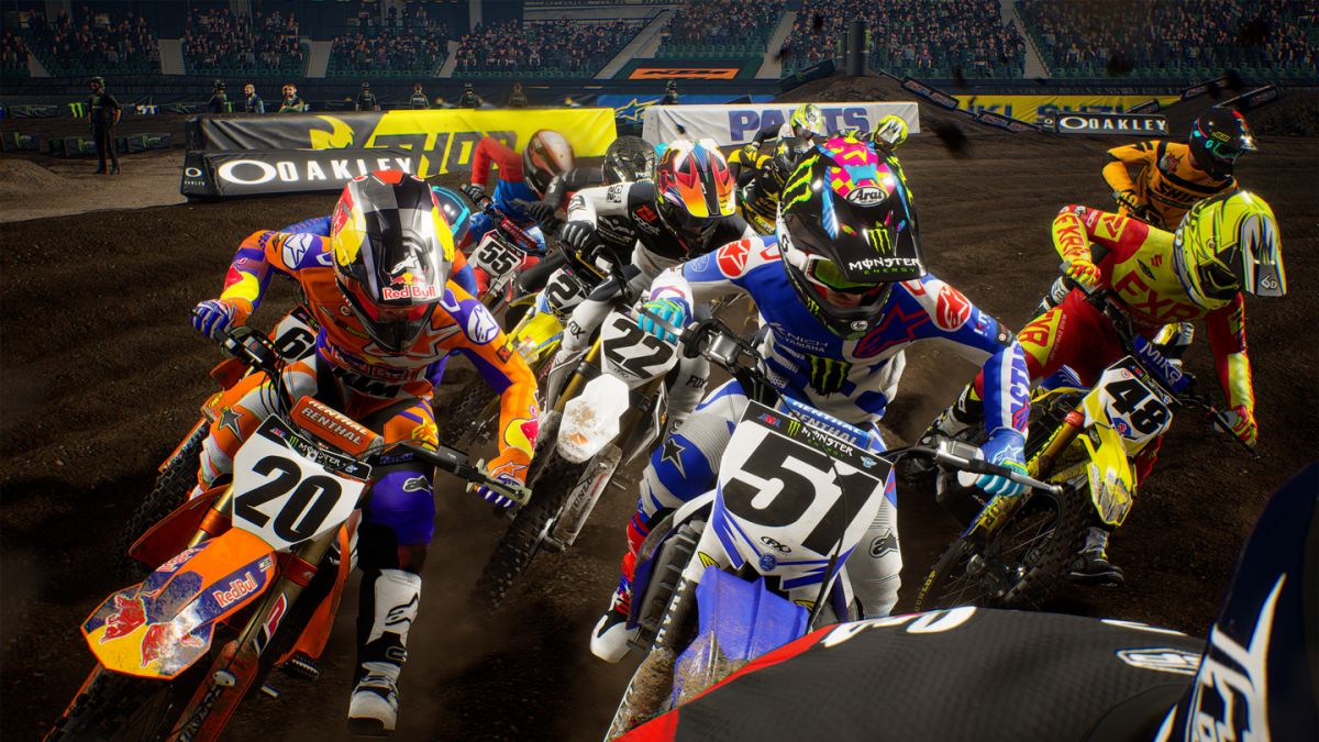 Screenshot for the game MONSTER ENERGY SUPERCROSS - THE OFFICIAL VIDEOGAME 2 [PS4]