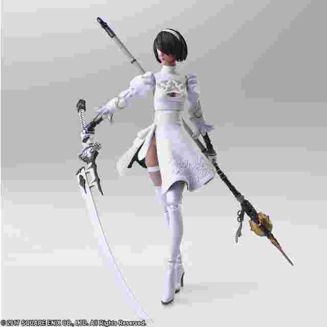 Screenshot for the game NieR: Automata™ BRING ARTS 2B (YoRHa No. 2 Type B) 2.0 -2P Color Variant- Square Enix Exclusive [ACTION FIGURE]