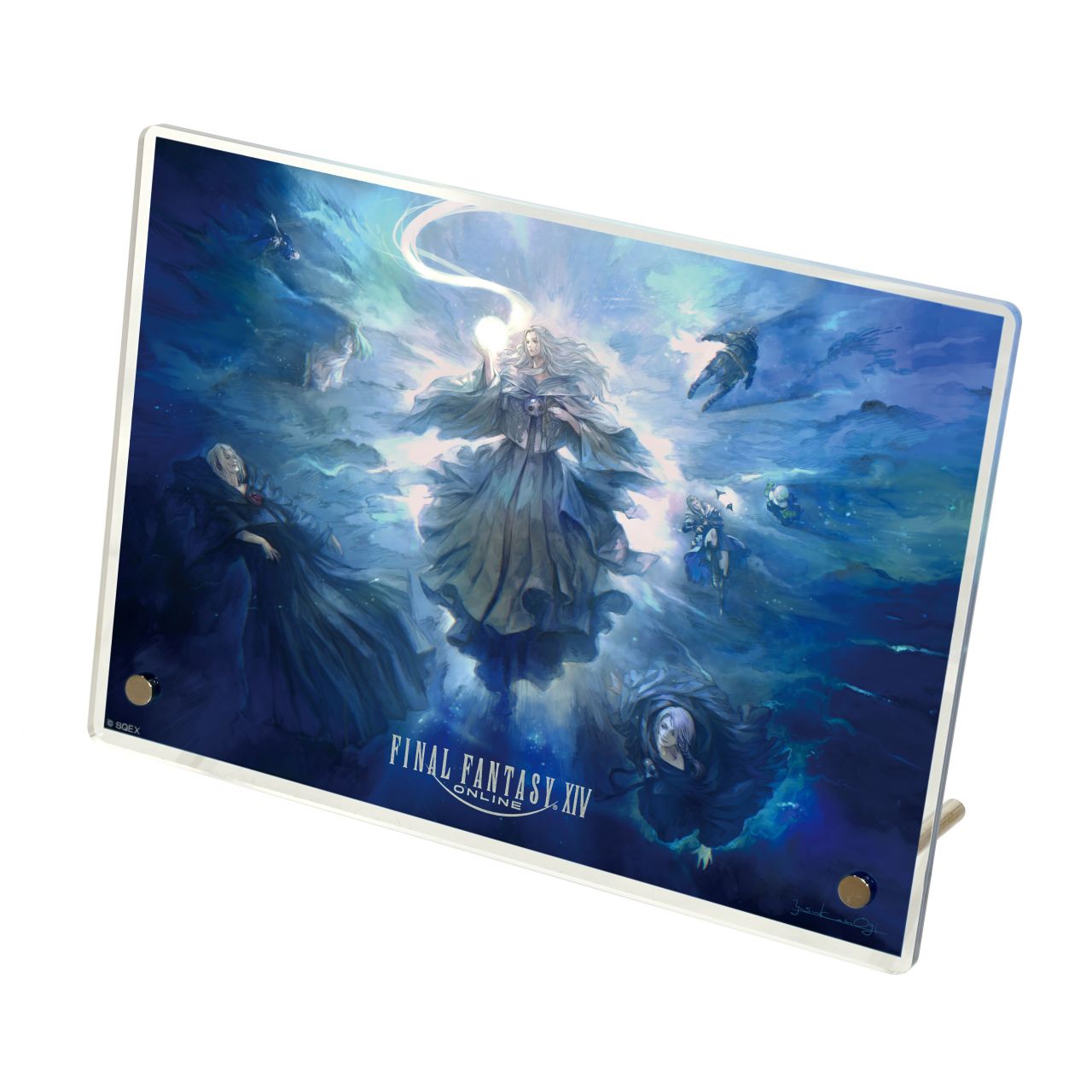 FINAL FANTASY XIV Acrylic Plate Flow Square Enix Store