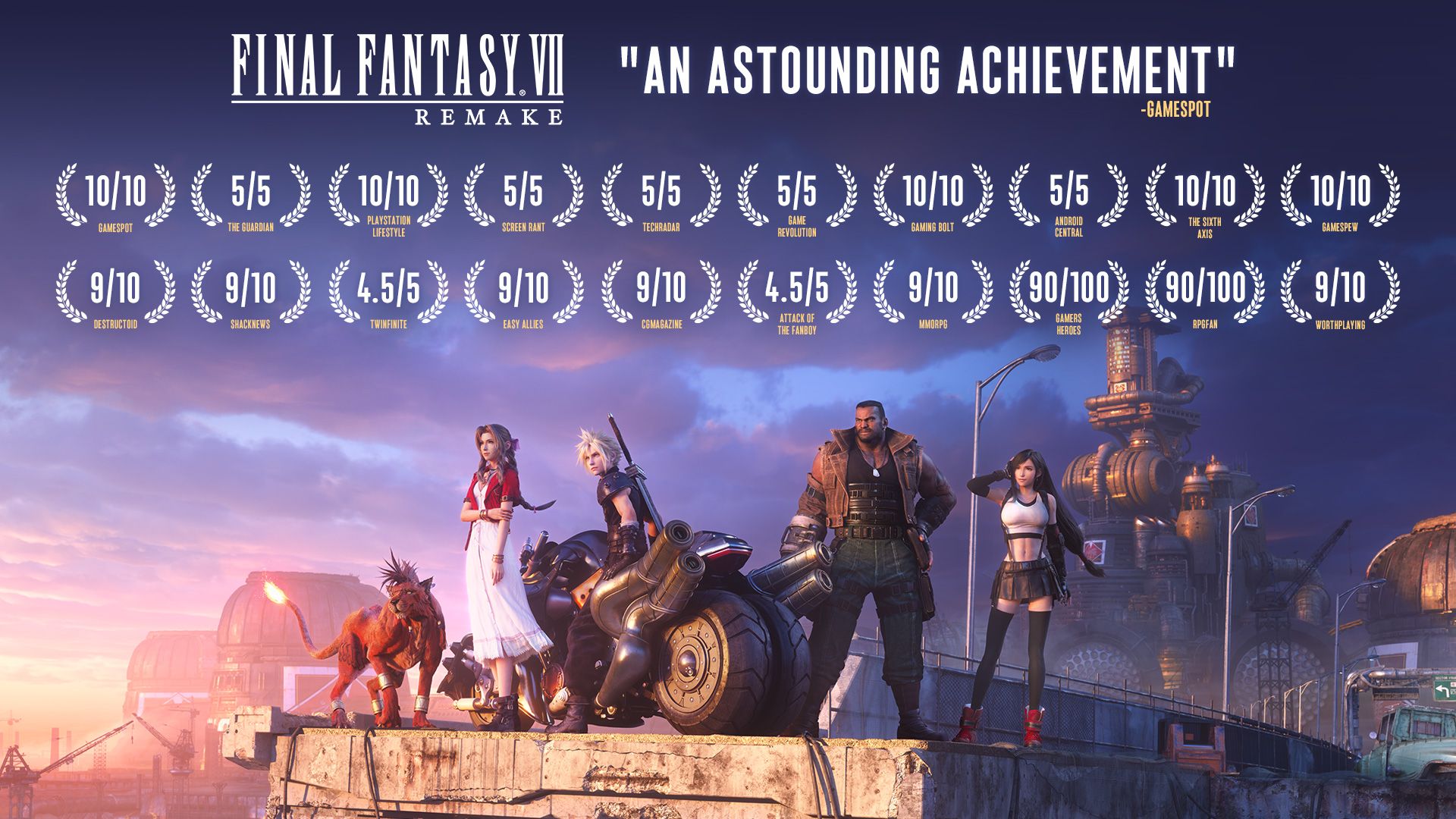 Nice to see Final Fantasy VII Remake score on meta going up : r