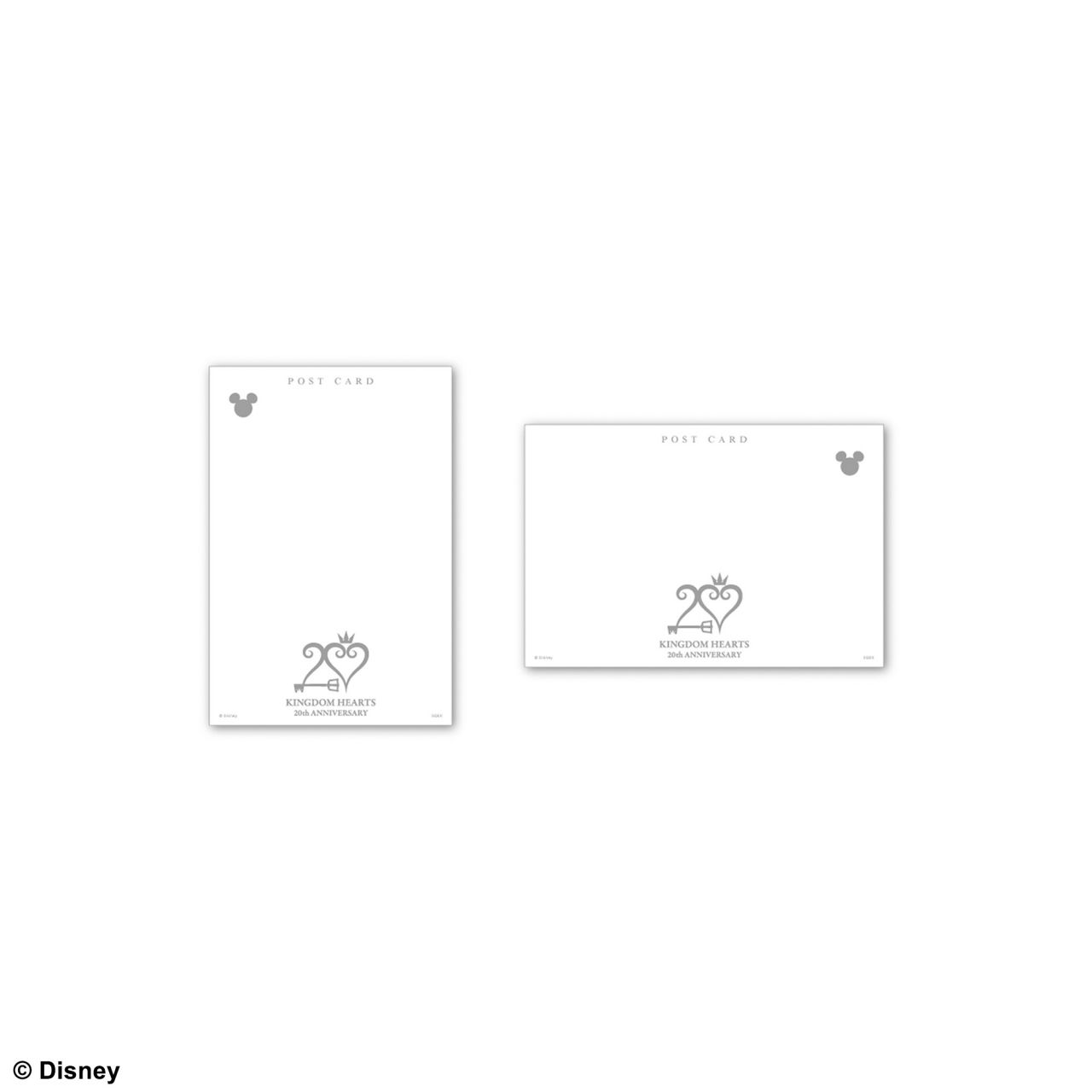 KINGDOM HEARTS Postcard Set A Illustrated by TETSUYA NOMURA Square