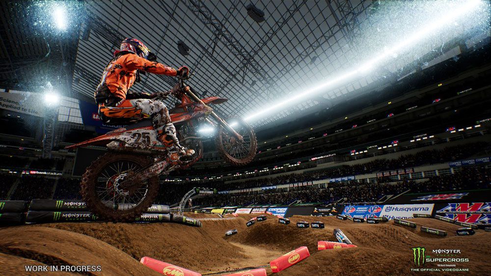 Screenshot for the game MONSTER ENERGY SUPERCROSS - THE OFFICIAL GAME [PS4]