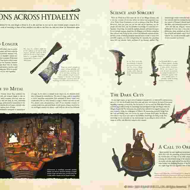 Capture d'écran du jeu Encyclopaedia Eorzea - The World of FINAL FANTASY XIV - Volume II