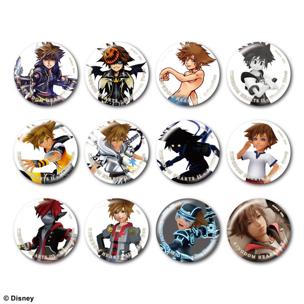 KINGDOM HEARTS / Pin Badge Collection SORA Vol. 2 (DISPLAY) Square