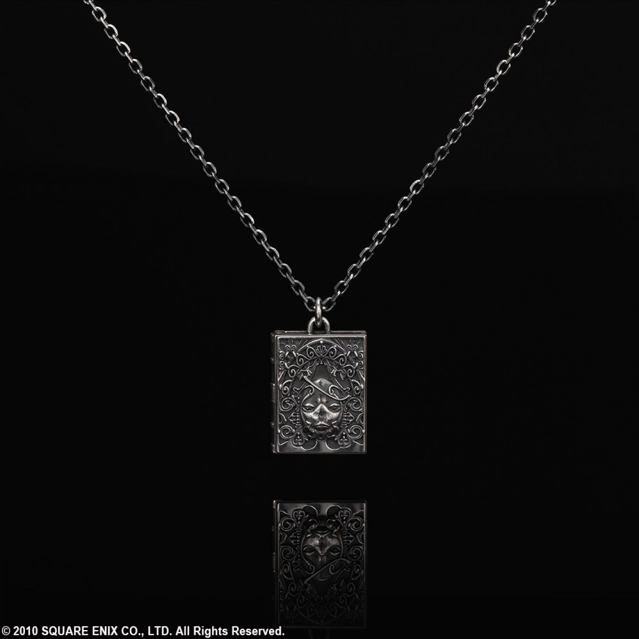 NIER SILVER LOCKET PENDANT GRIMOIRE WEISS [JEWELRY