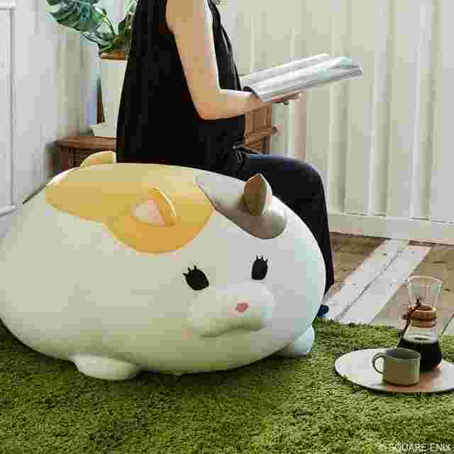 final fantasy fat cat cushion