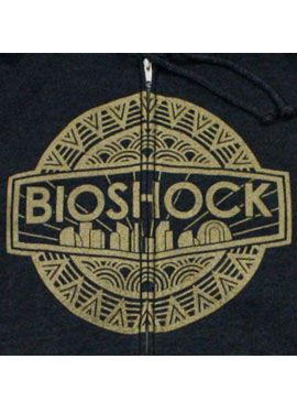 Bioshock Zip Up Logo Hoodie Ghost Story Games