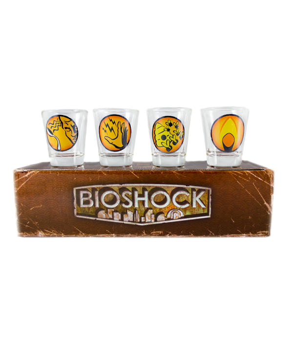 Bioshock Plasmid Shot Glasses Ghost Story Games