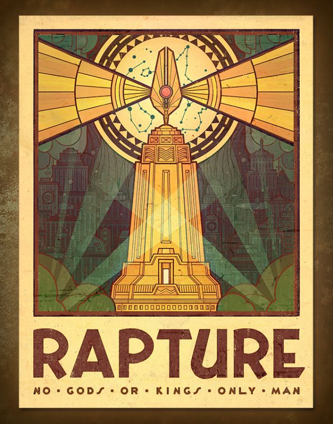  BioShock  Rapture Tourism Poster  Ghost Story Games