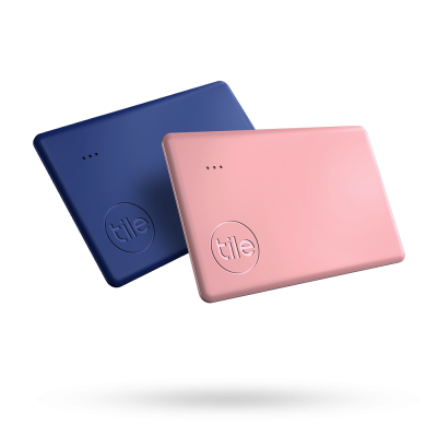 Azurite Blue and Rose Pink Slim Lot de 2