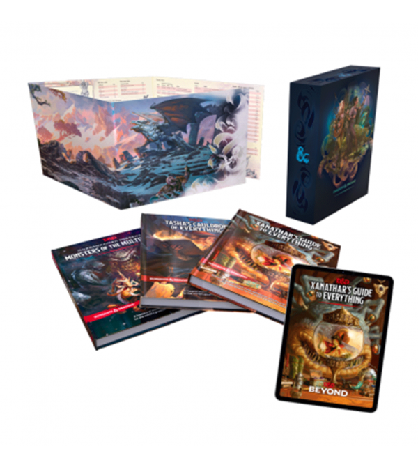 Dungeons & Dragons Rules Expansion Gift Set (D&D Books)-: Tasha's Cauldron  of Everything + Xanathar's Guide to Everything + Monsters of the Multiverse