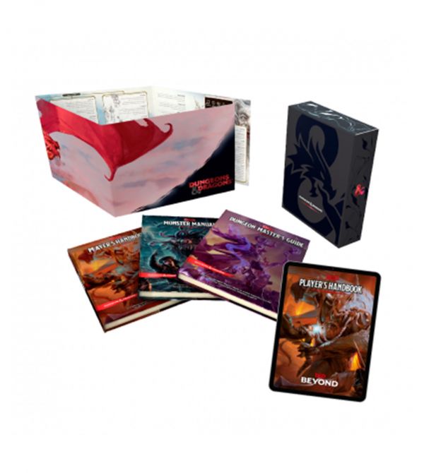 D&D Core Rulebook Gift Set (plus digital codes for all three books on D