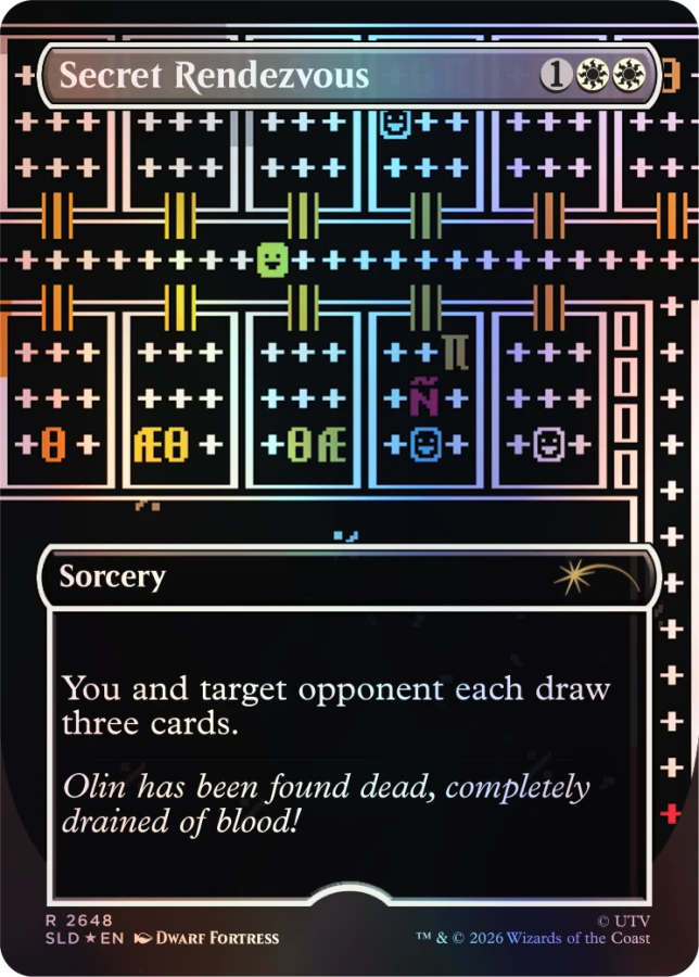 Secret Lair x Dwarf Fortress: Create New World Foil Edition