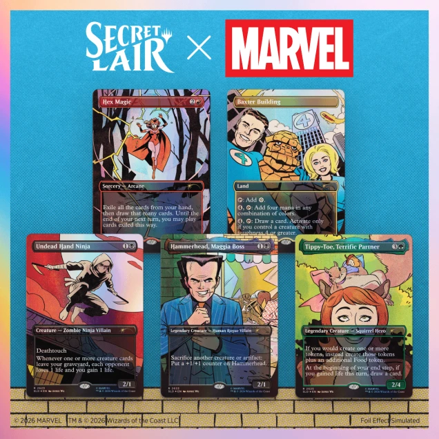 Secret Lair x Marvel: Spinner Rack Specials Foil