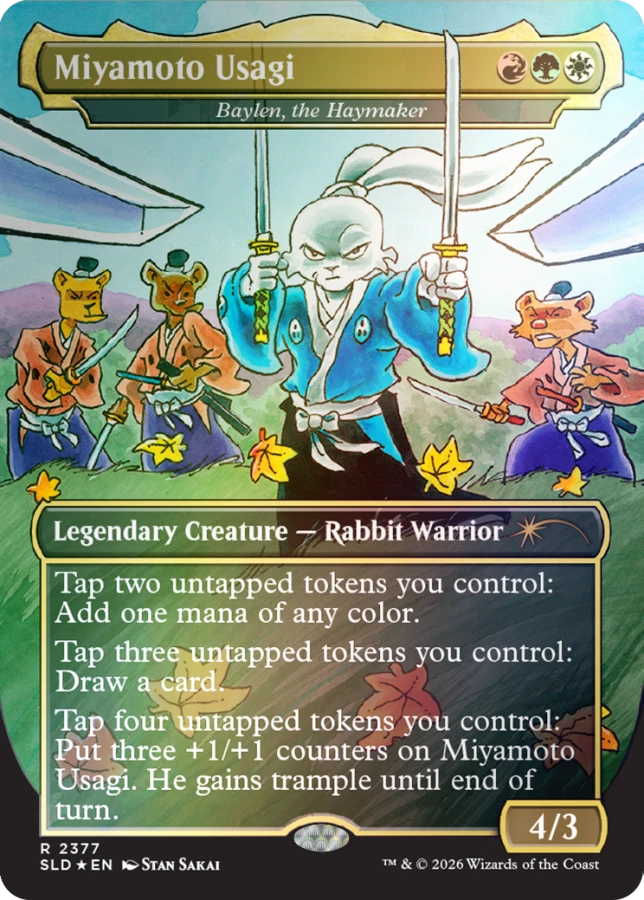 マジック：ザ・ギャザリング MTG Secret Lair Stan Sakai Featuring: Stan Sakai Foil Edition | Secret Lair