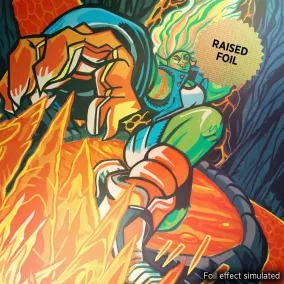 EVERYTHING IS ON FIRE Playset Bundle Raised Foil Edition