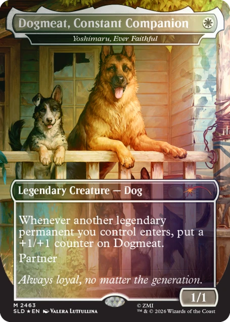 Secret Lair x Fallout®: Greet the Dog Foil Edition​