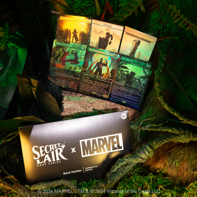 Secret Lair x Marvel's Black Panther Foil Edition